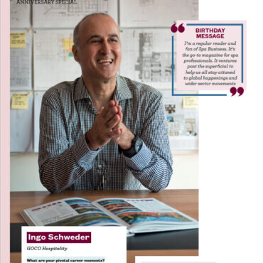 Ingo Schweder in Spa Business Magazine 20 Years Special Q3 2023