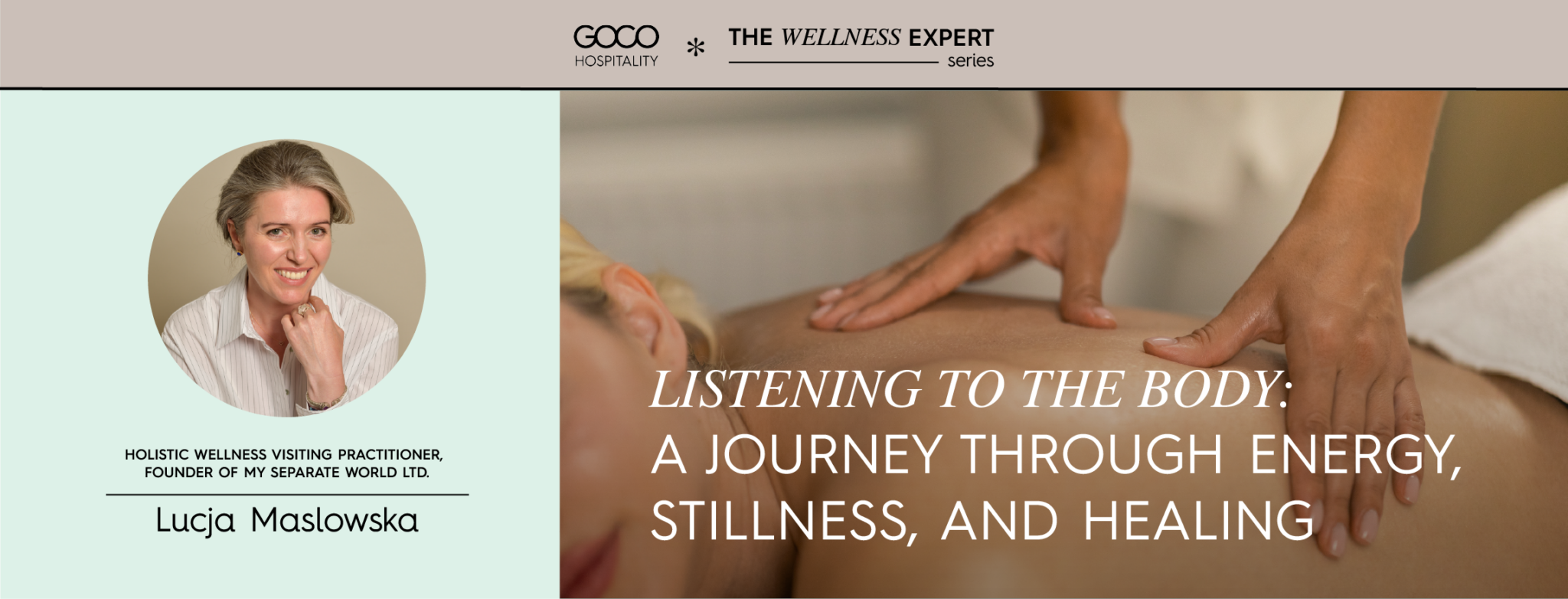 Wellness Expert Series Lucja Maslowska