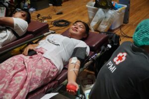 blood donation at Fivelements retreats bali